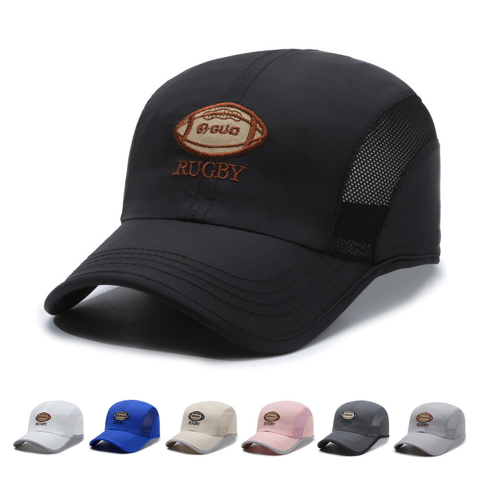 Wholesale New unisex thin quick drying baseball cap for children's sports, sun shading, breathable duckbill cap