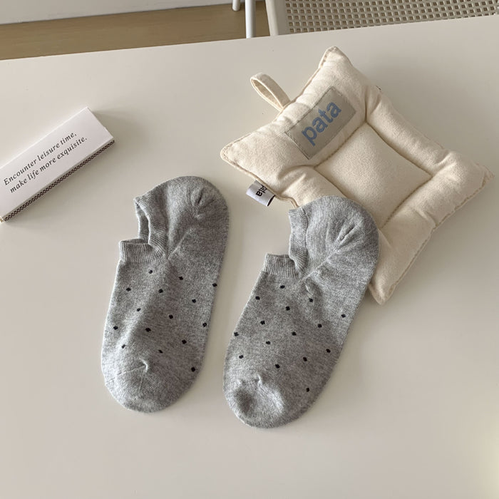 Wholesale Cotton sweat absorbing breathable socks, short socks, shallow mouth invisible socks