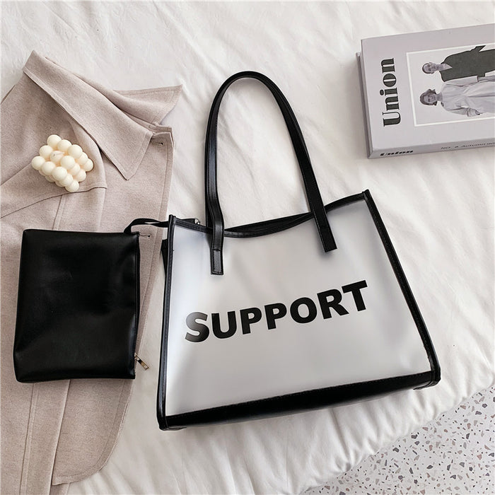 Wholesale Fashion shoulder bag, casual versatile commuting tote bag