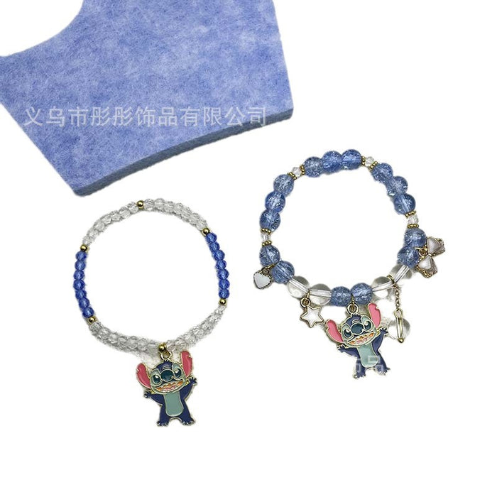 Wholesale Cute cartoon character crystal bracelet for children