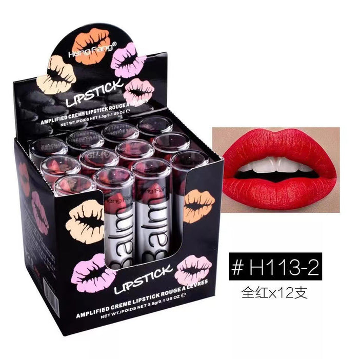 Wholesale 12 color red lipstick