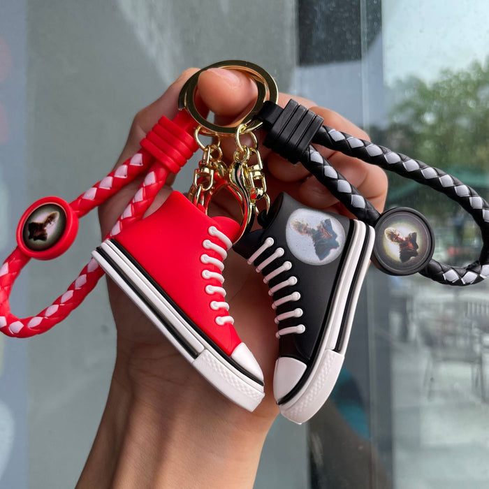 Wholesale Creative shoe keychain, car keychain, exquisite couple bag, pendant, hanging decoration, small gift wholesale
