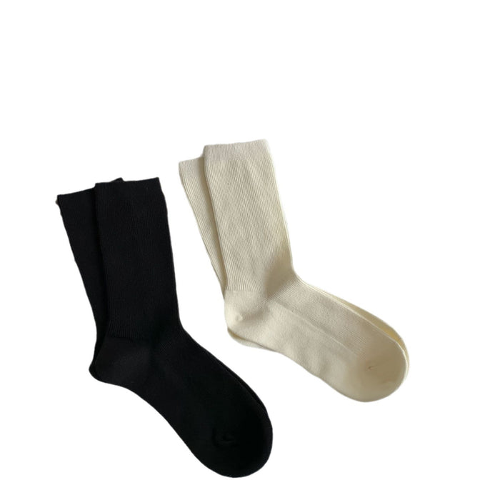 Wholesale Socks, mid tube, long tube, white pile socks, paired with small leather shoes