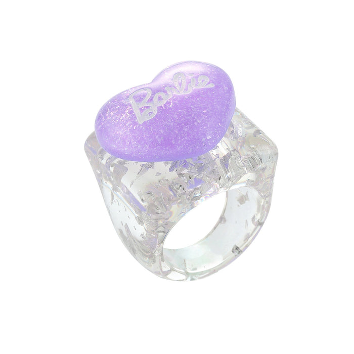 Wholesale Acrylic Resin Love Letter Ring  JDC-RS-Xiaox001