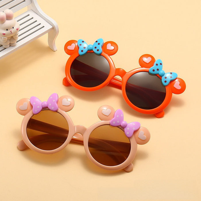 Wholesale Children's Sunglasses Fashion Cute Cartoon Sunglasses Personalized Girls' Sunshade Glasses