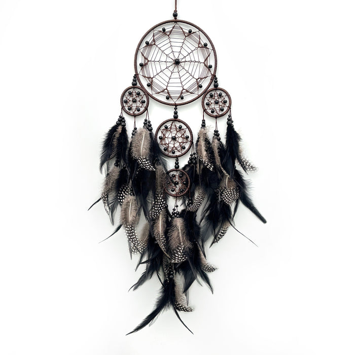 Wholesale Boutique Handmade Dreamcatcher Wall Hanging Feather Tribal Home Decor Gift MOQ≥2
