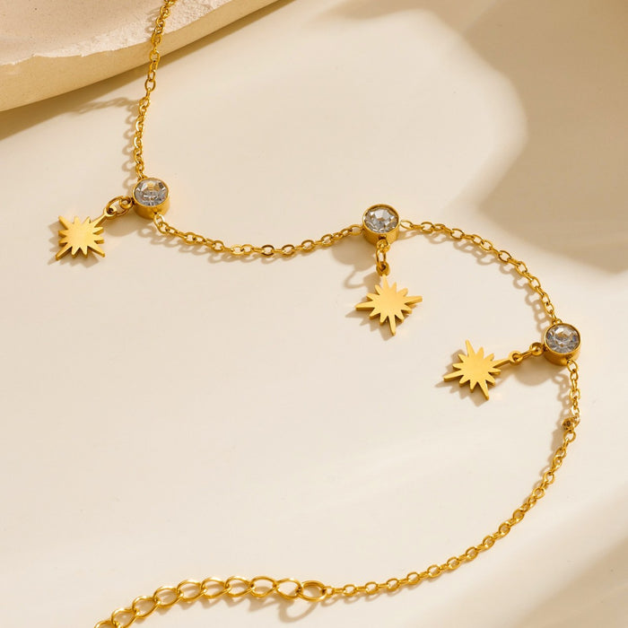 Wholesale Gold stainless steel anklet
