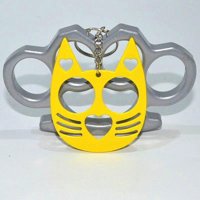 Wholesale Aluminum Alloy Multifunctional Love Cute Cat Keychain JDC-KC-KB021