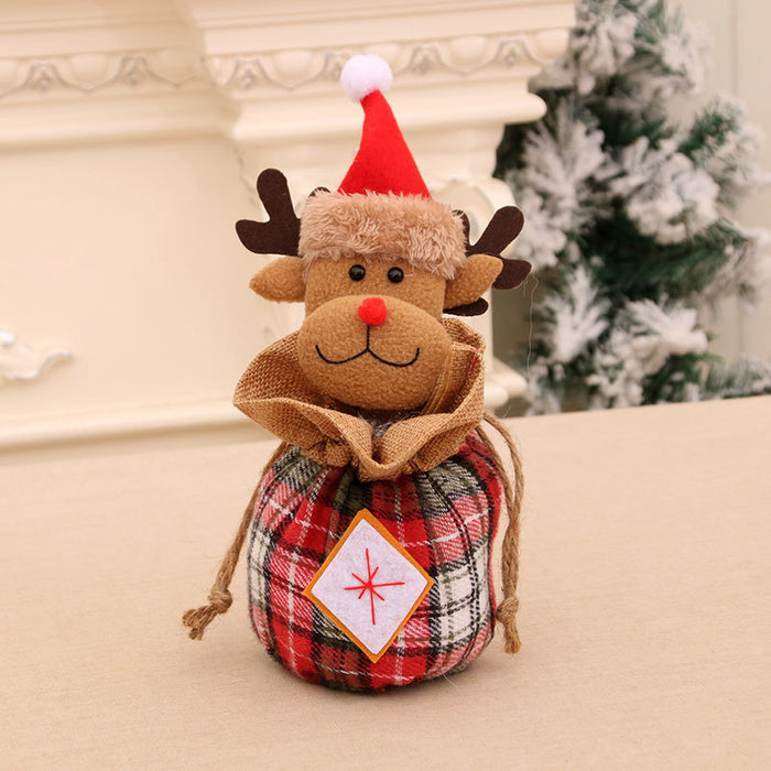 Wholesale Christmas Apple Bag, Handbag, Christmas Eve Gift Bag, Kidsren' s Small Gift Bag, Christmas Apple Bag