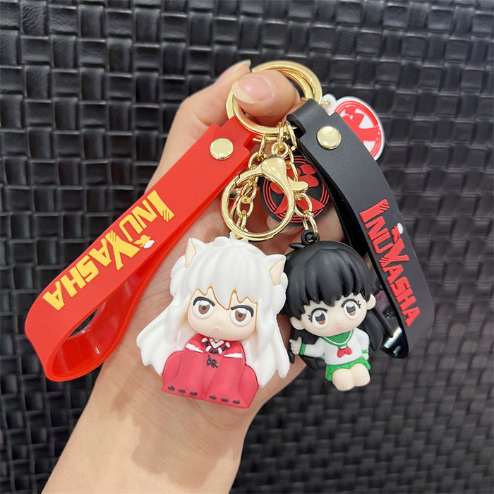 Wholesale Creative Cartoon Cute PVC Soft Keychains JDC-KC-JinB014