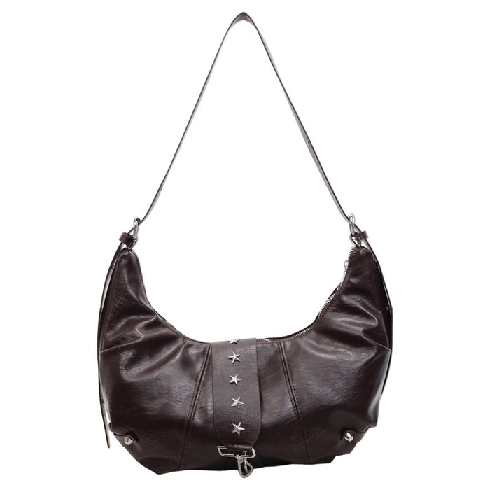 Wholesale Chic Women' s Large PU Crossbody Bag Black Street Style