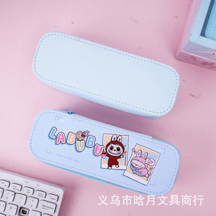 Wholesale Cute Double Layer Cloth Pencil Case Large Capacity