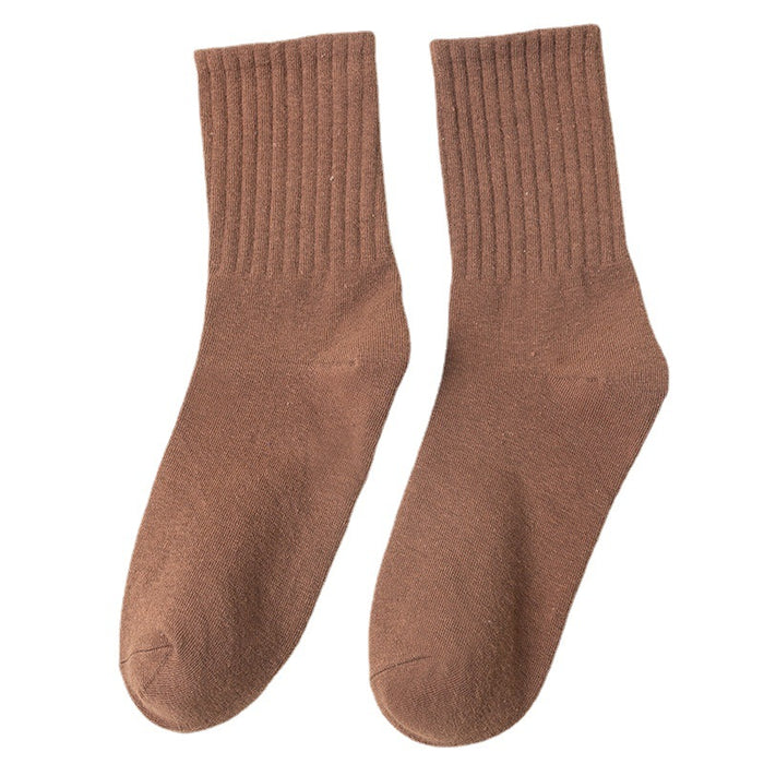 Wholesale New socks with vertical stripes, mid tube socks, sports cotton socks, trend