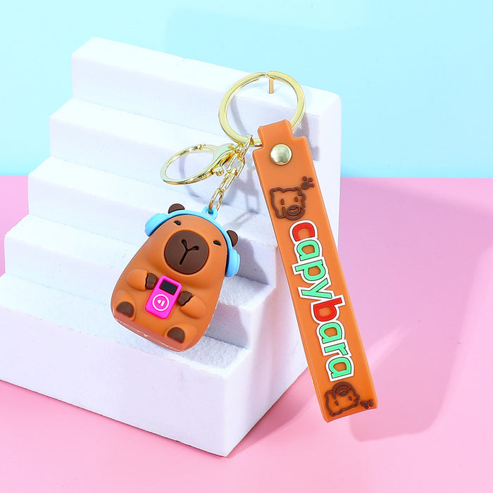 Wholesale  Capybara Small Pendant Doll Keychain