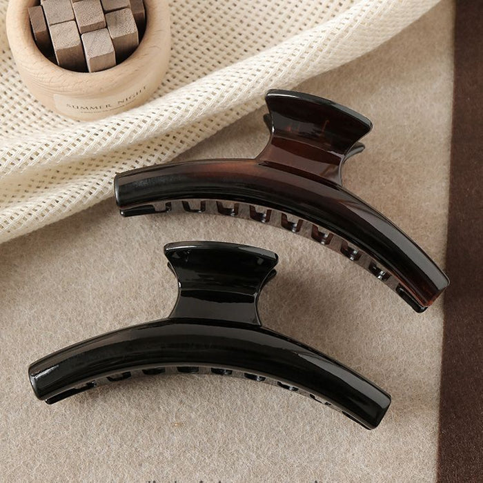 Wholesale Plastic Grab Clip Black Hair Shark Clip Hair Accessories