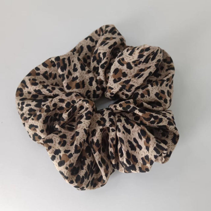 Wholesale Leopard print large intestine hair tie large intestine autumn and winter hair tie