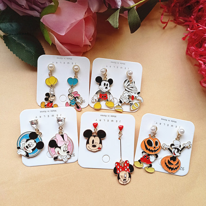 Wholesale Cute Alloy Cartoon Earrings JDC-ES-Xiaox012