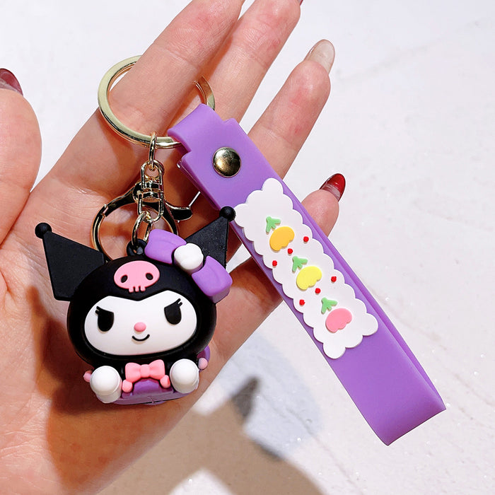 Wholesale Halloween Cartoon Silicone Doll Keychain JDC-KC-QiChao055