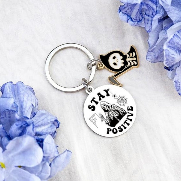 Wholesale Skull Medallion Halloween Carving Ghost Personality Keychain