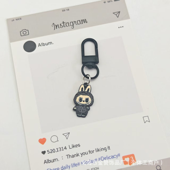 Wholesale Cartoon Doll Pendant Keychain Metal Fashion Doll Couple Bag Ornament Gift