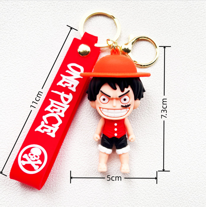 Wholesale PVC Cartoon Doll Keychain JDC-KC-WuYi048