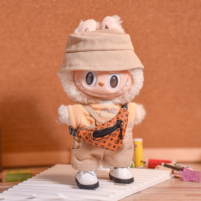 Wholesale Wool cloth messenger bag cotton doll waist bag change clothes accessories