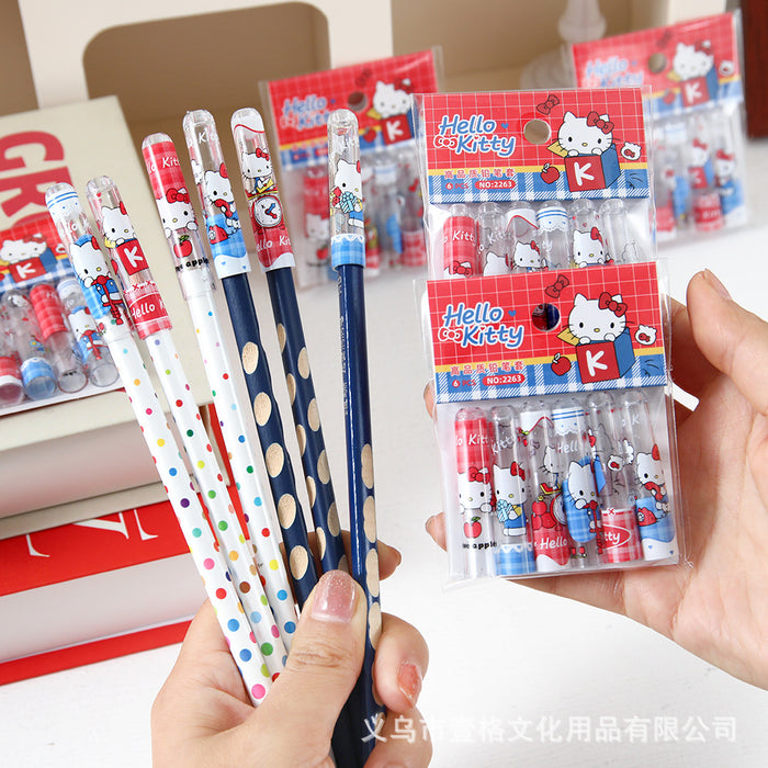 Wholesale 6pcs/set Cute Transparent Pencil Cap Protectors