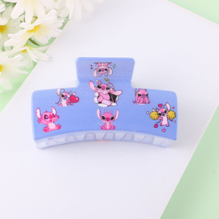 Wholesale acrylic double-sided grab clip back of the head shark clip