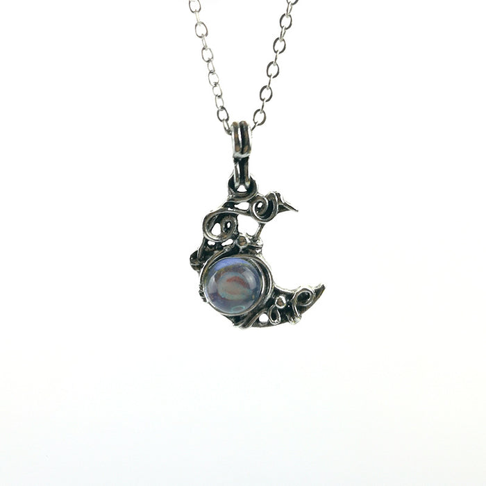 Wholesale Wholesale Moonlight Stone Pendant Necklace, New Vintage Moon Jewelry