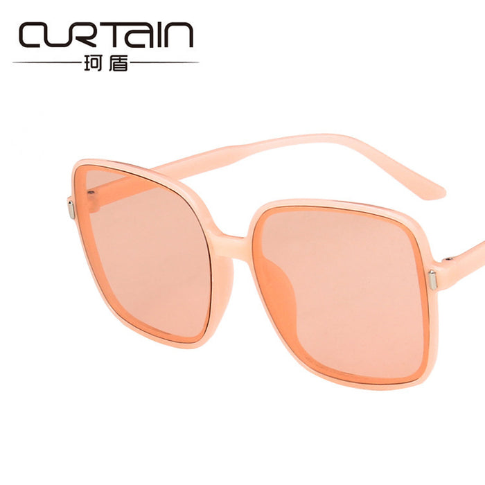 Wholesale New Gradient Sunglasses Large Frame Square Rice Nail Street Photography UV Sunshade Glasses Versatile
