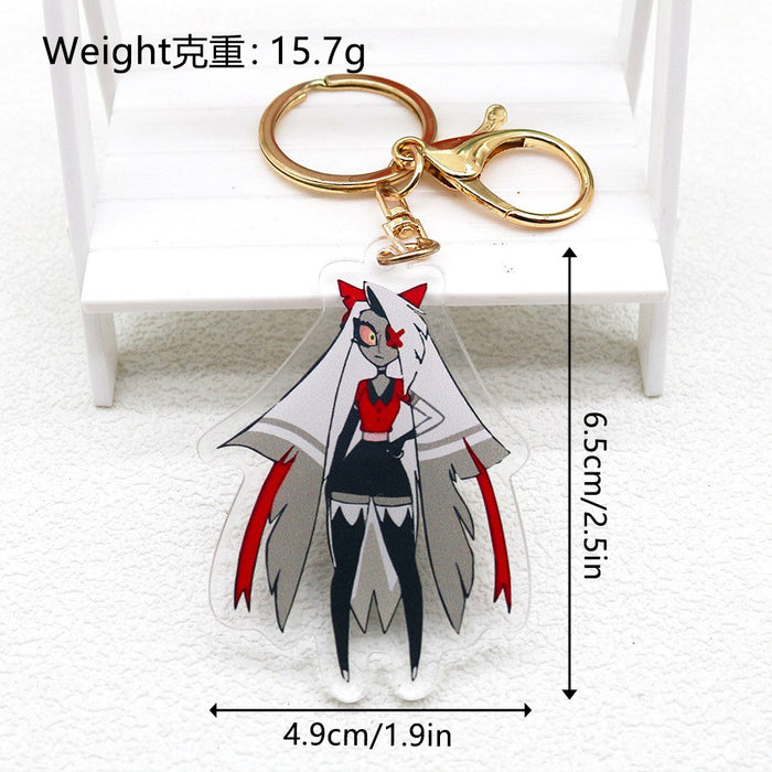 Wholesale Acrylic Keychain Cartoon Pendant JDC-KC-HaoAn024