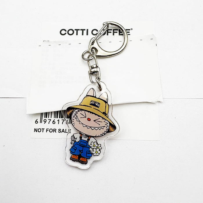 Wholesale Sheep Acrylic Keychain Cute Cartoon KeyChain Personalized Pendant Gift