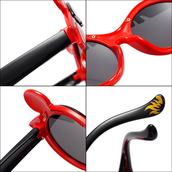 Wholesale Children's Glasses Silicone Sunglasses Sunglasses Baby Cartoon UV Protection