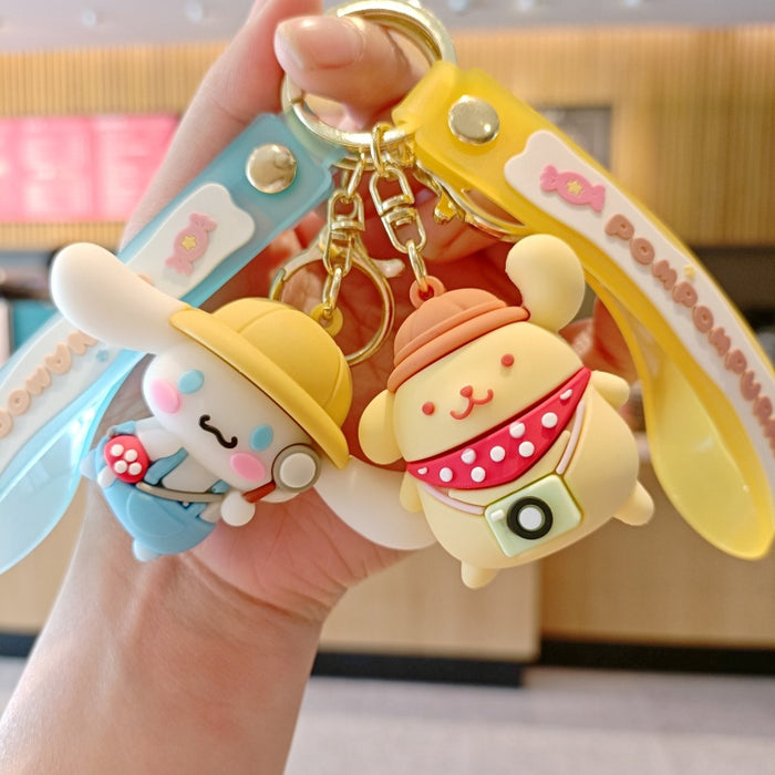 Wholesale Cute 3D Doll Silicone Keychain JDC-KC-MingT129