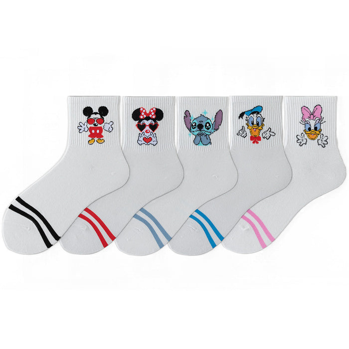Wholesale Socks cartoon tube socks college style casual