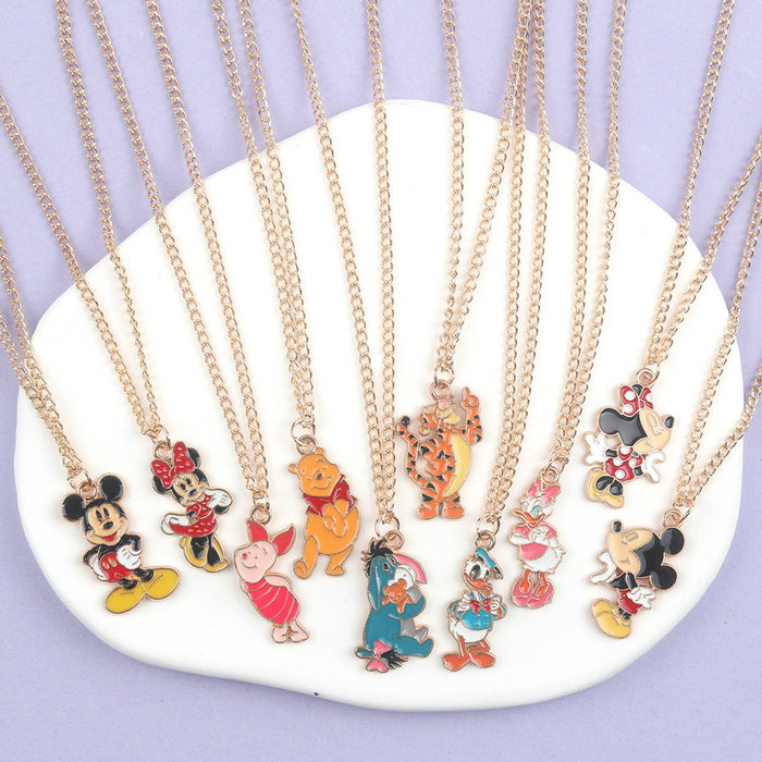 Wholesale Cartoon Alloy Pendant Necklace JDC-NE-FuYu013