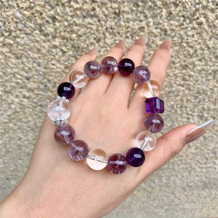 Wholesale Hand string natural bracelet amethyst bracelet