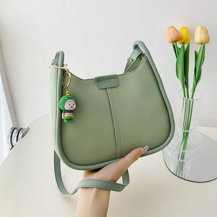 Wholesale Fashionable texture small bag new versatile niche crossbody bag popular single shoulder underarm bucket bag