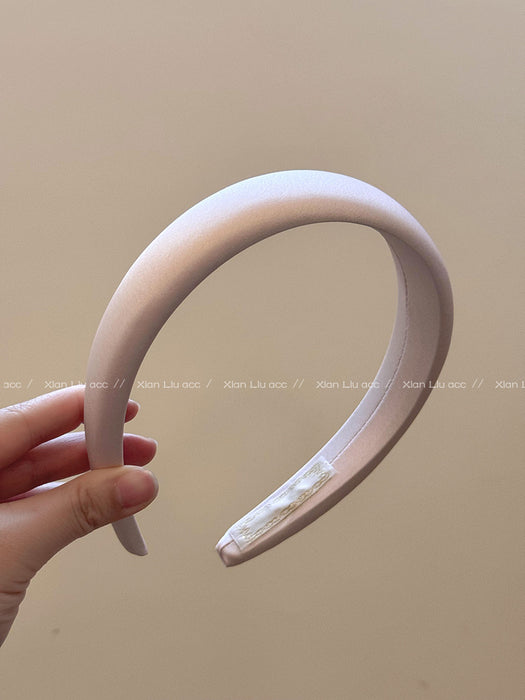 Wholesale Satin headband, new style, wash face headband, stylish and stylish, pressed hair, simple headwear