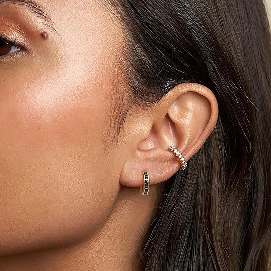 Wholesale Micro inlaid zircon ear rings, single row diamonds, simple and versatile ear buckles, high-end ear accessories wholesale