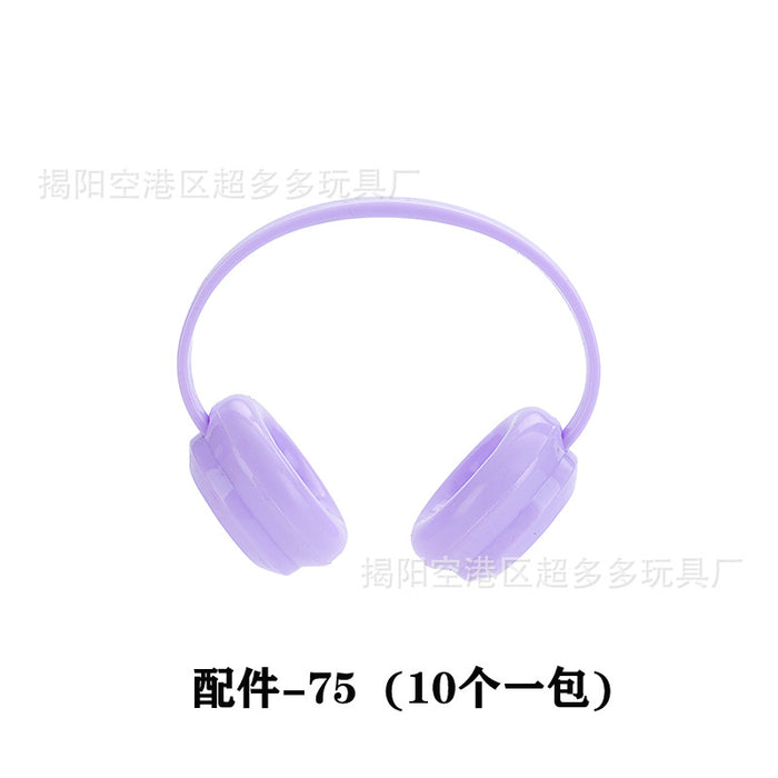 Wholesale Suitable for 17cm doll shoes,  bags,  glasses,  pendants,  cameras,  beach chairs,  surfing transparent protective cases