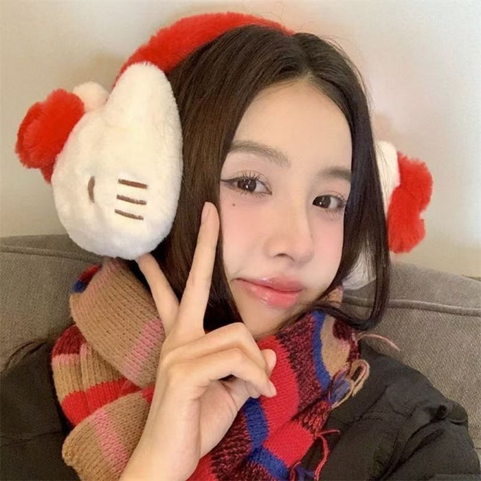 Wholesale winter Cute plush earmuffs