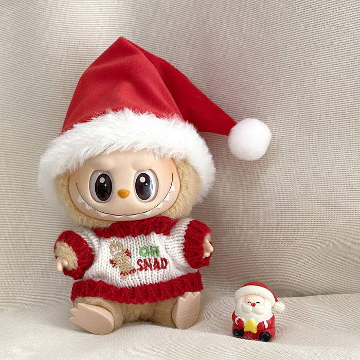 Wholesale pendant baby three-year-old little rabbit wearing a Christmas sweater Christmas doll coat