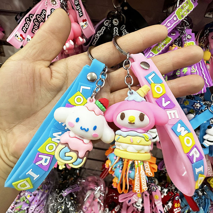 Wholesale Dessert Keychain Pendant Cartoon Car Bag Pendant Small Gift