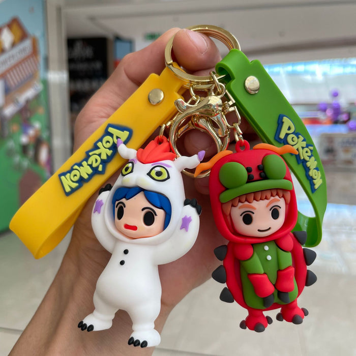 Wholesale Cartoon doll keychain, backpack pendant, car keychain accessories, small gifts wholesale