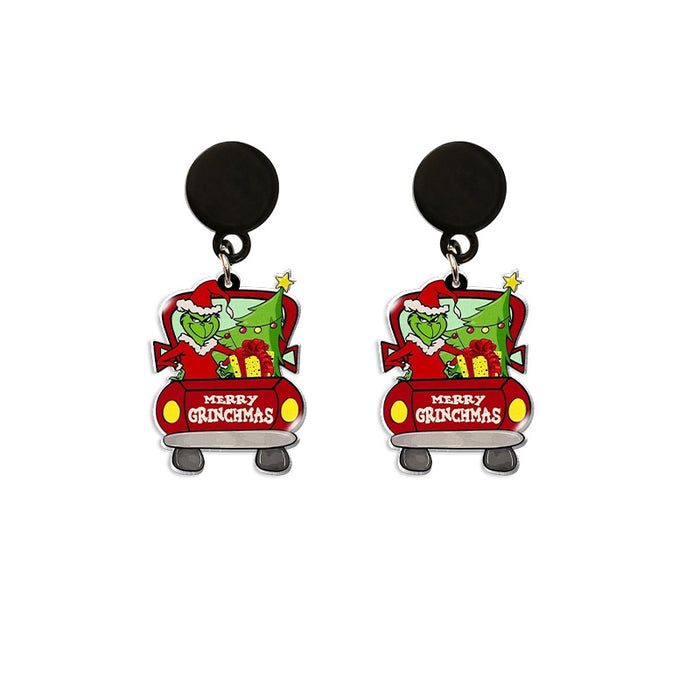 Wholesale Christmas Acrylic Earrings and Earrings JDC-ES-XiangL055