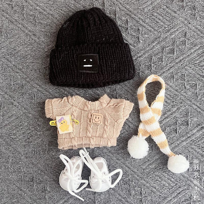 Wholesale Clothing accessories pendant baby clothes Christmas hat f set winter sweater