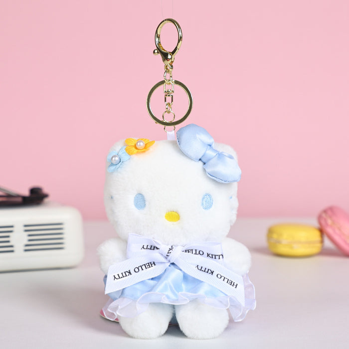 Wholesale Cute cat cartoon keychain pendant  doll schoolbag ornaments