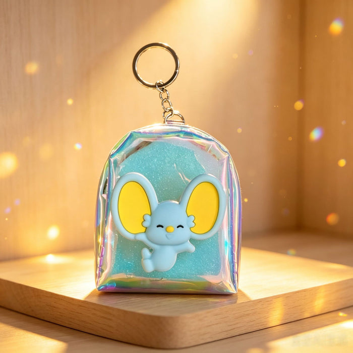 Wholesale Cartoon Animal Transparent PVC Backpack Coin Purse Cute Small Wallet
