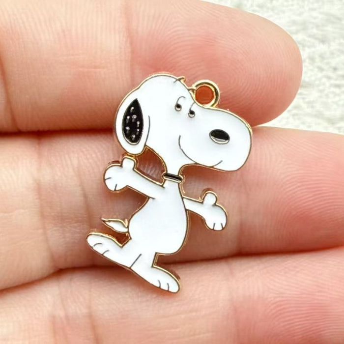 Wholesale 10 PCS Cute and able cartoon-style alloy enamel DIY Charms